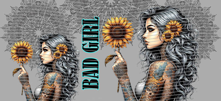 16oz Sunflower Girl-SU-180